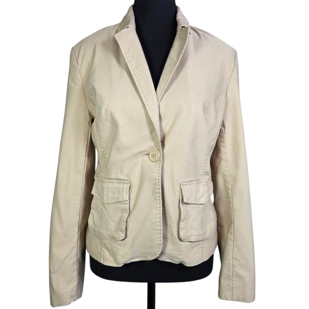 Simply Manakin Beige Women's Blazer Size 12